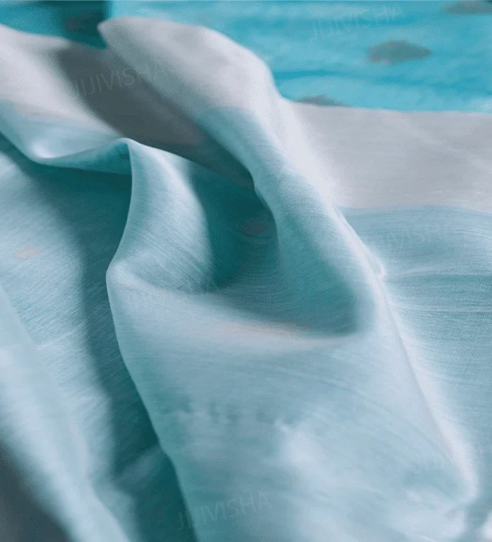 Buy Handwoven Chanderi Silk Dress Material Online