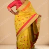 Buy Peeli Chanderi Silk Saree Online
