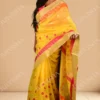 Buy Peeli Chanderi Silk Saree Online