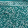 Buy Mint Green and Ivory Floral Hand Block Printed Cotton Dress Material Online