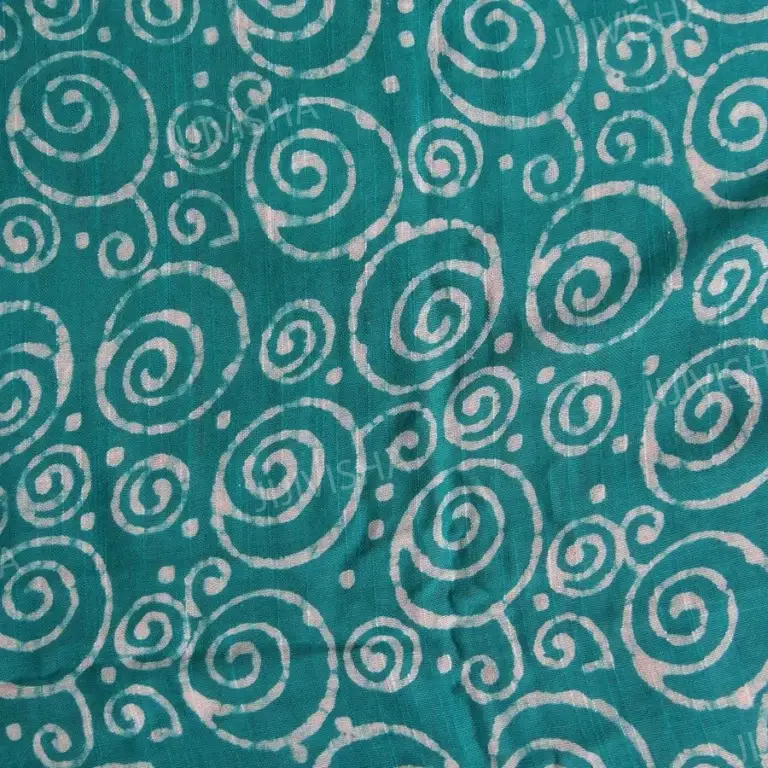 Buy Mint Green and Ivory Floral Hand Block Printed Cotton Dress Material Online