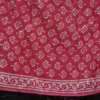 Buy Pink & Ivory Floral Hand Block Printed Linen Dress Material Online