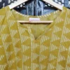 Buy Mustard Beige Hand Block Printed Kurta Set Online