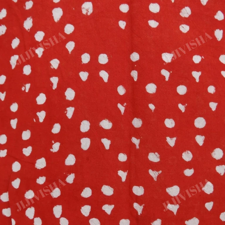 Buy Red & Beige Hand Block Printed Kurta Set Online