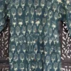 Buy Green & Beige Tree Hand Block Printed Short Kurti Online