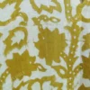 Buy Mustard & Beige Leaves Block Printed Short Kurti Online