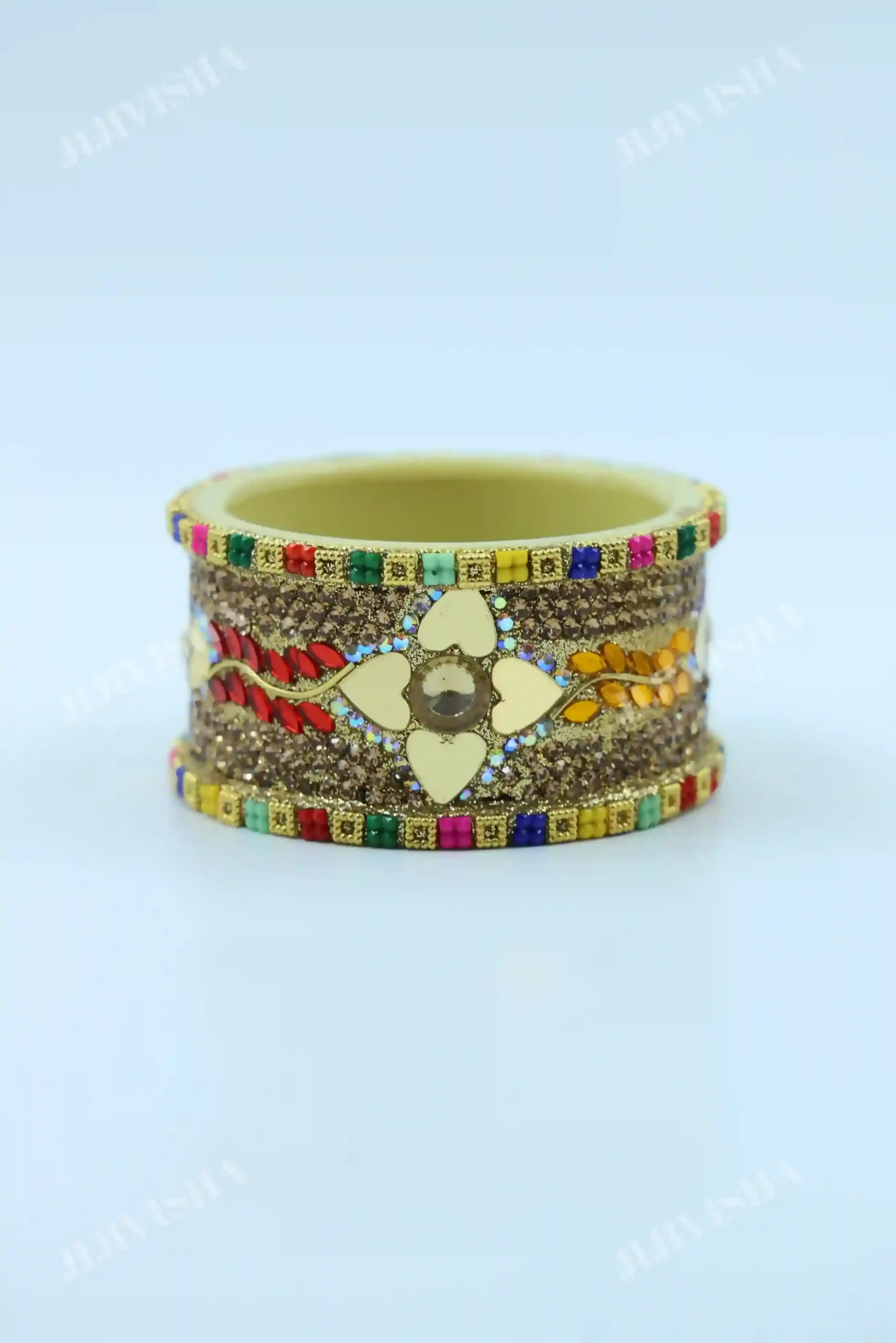 Buy Multicolored Golden Seep Kada Set Online