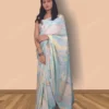 Buy Peeli Neeli Cotton Sangmarmar Print Saree Online