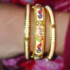 Buy Golden And Ivory Meenakari Bangles Set Online