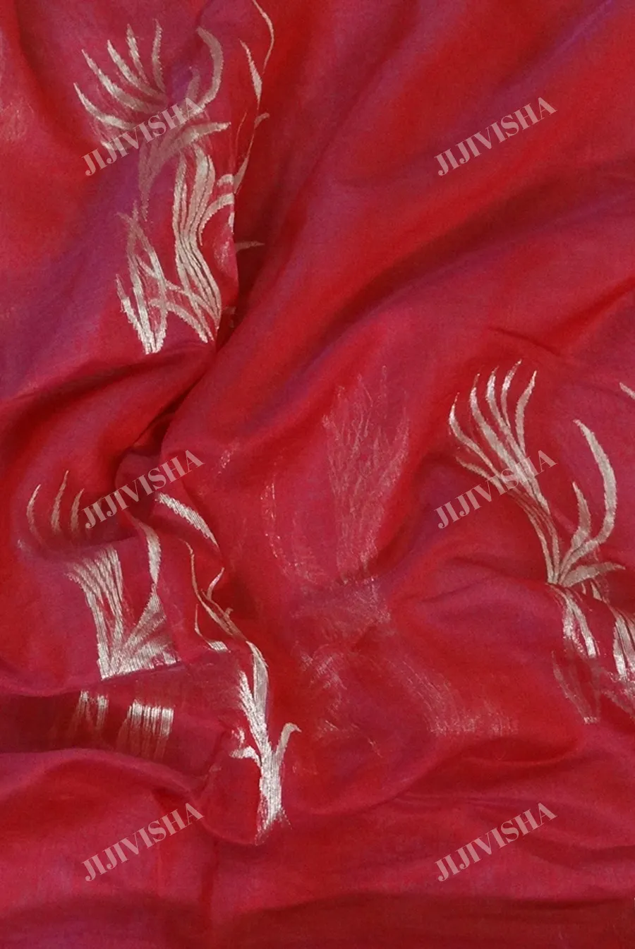 Buy Gulabi Chanderi Silk Saree Online