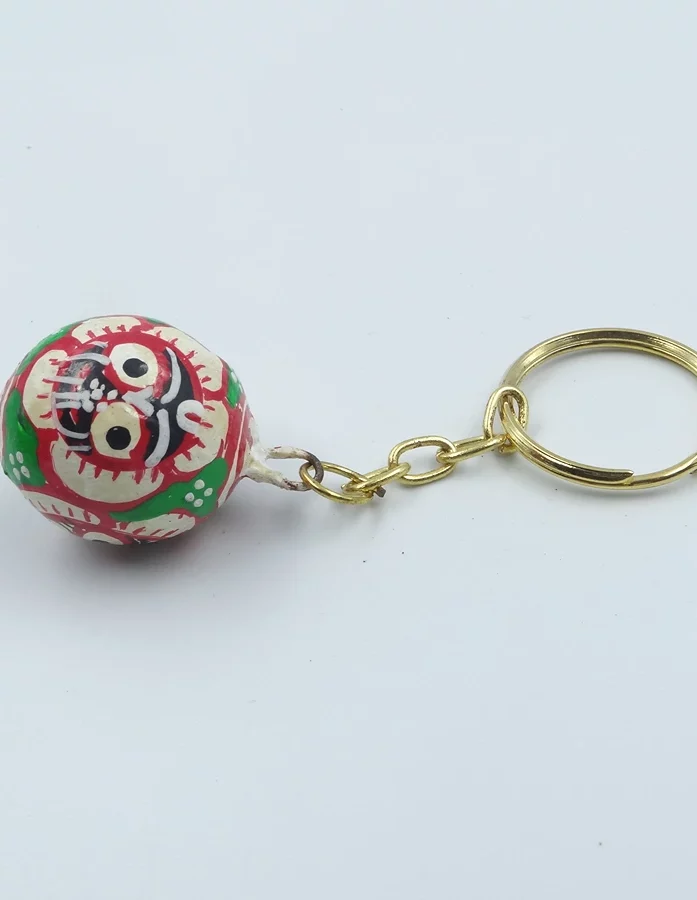 Pattachitra Hand Painted Key Chain - Gallery Image