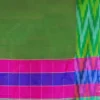 Buy Red & Green Katan Silk Ikkat Border Saree Online