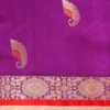 Buy Blue & Violet Gorod Silk Saree Online