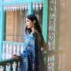 JVWSR080_2 Buy Pure Katan Silk Blue Swarnachari Saree Online