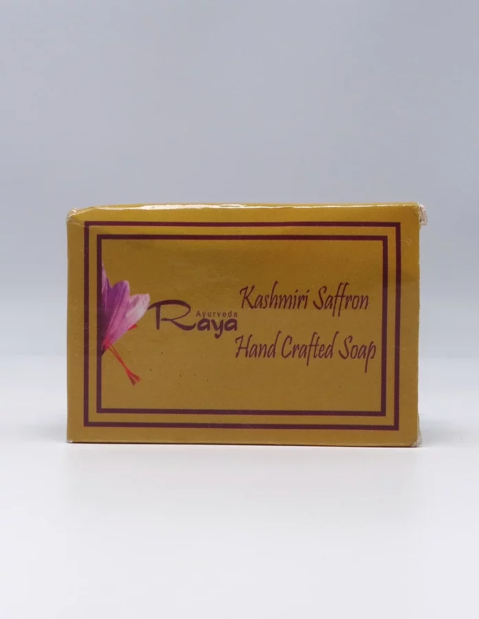 Handcrafted Saffron Soap Zoom
