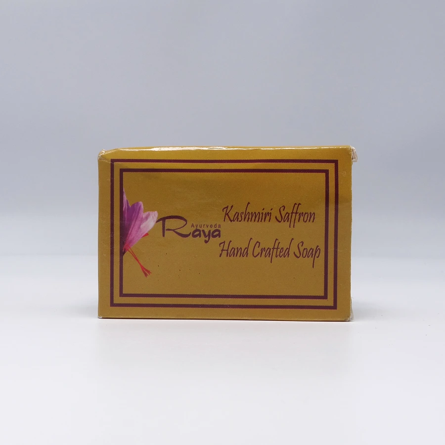 Buy Handcrafted Saffron Soap Zoom