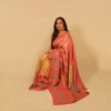 Red & Yellow Coloured Kani Saree