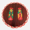 Bengali Bridal Couple HandPainted Wooden Folding Wooden Tray