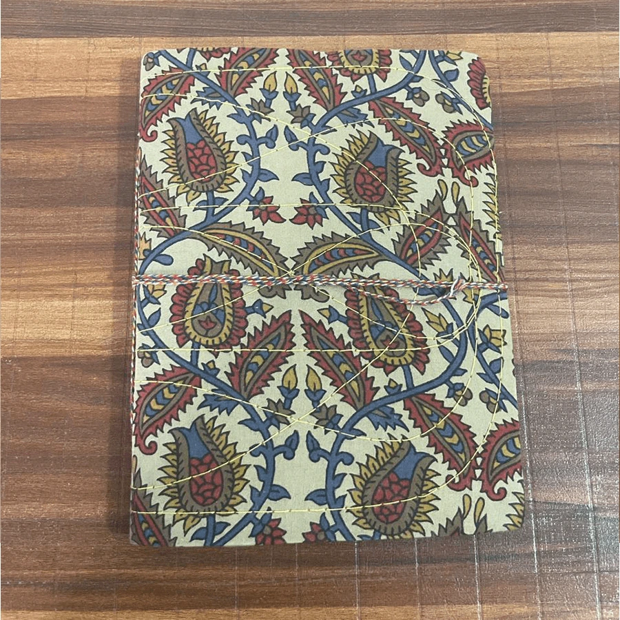 Maroon & Blue Handmade Block Print Cover Diary