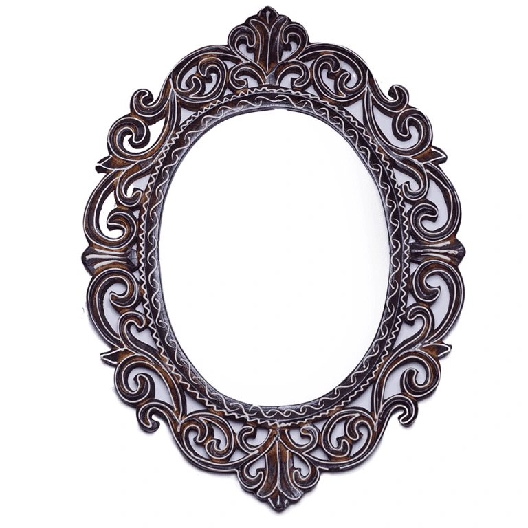 Oval Wooden Carving Picture Frame Small Buy Grandeur in Wood Oval Photo Frame (Small) online