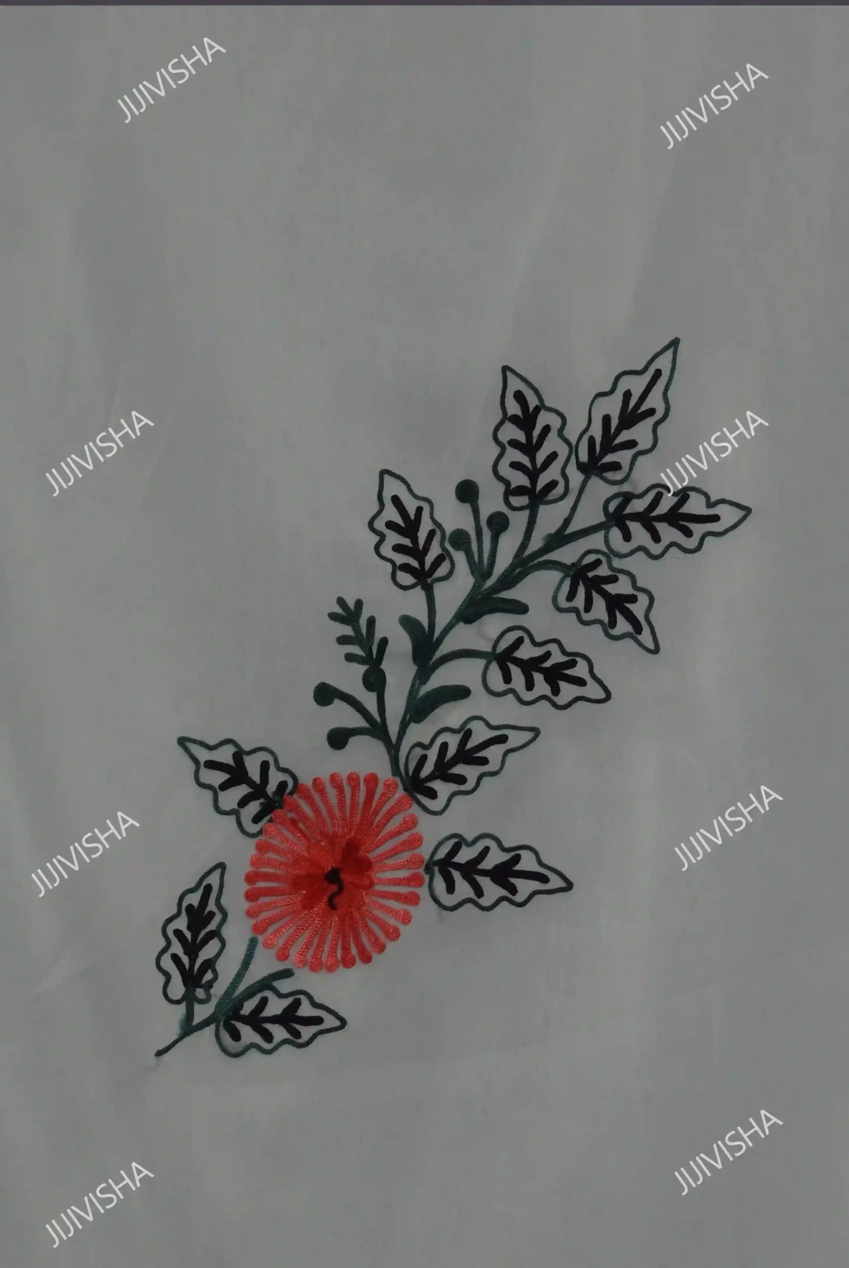 Buy Off White Kashmiri Hand Embroidery Kaftan Online