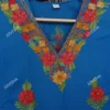Buy Royal Blue Kashmiri Hand Embroidery Kaftan Online