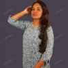 Buy Blue Floral Hand Block Printed Kurta Set Online
