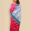 Buy Pink Satin Silk Embroidered Sambalpuri Saree Online