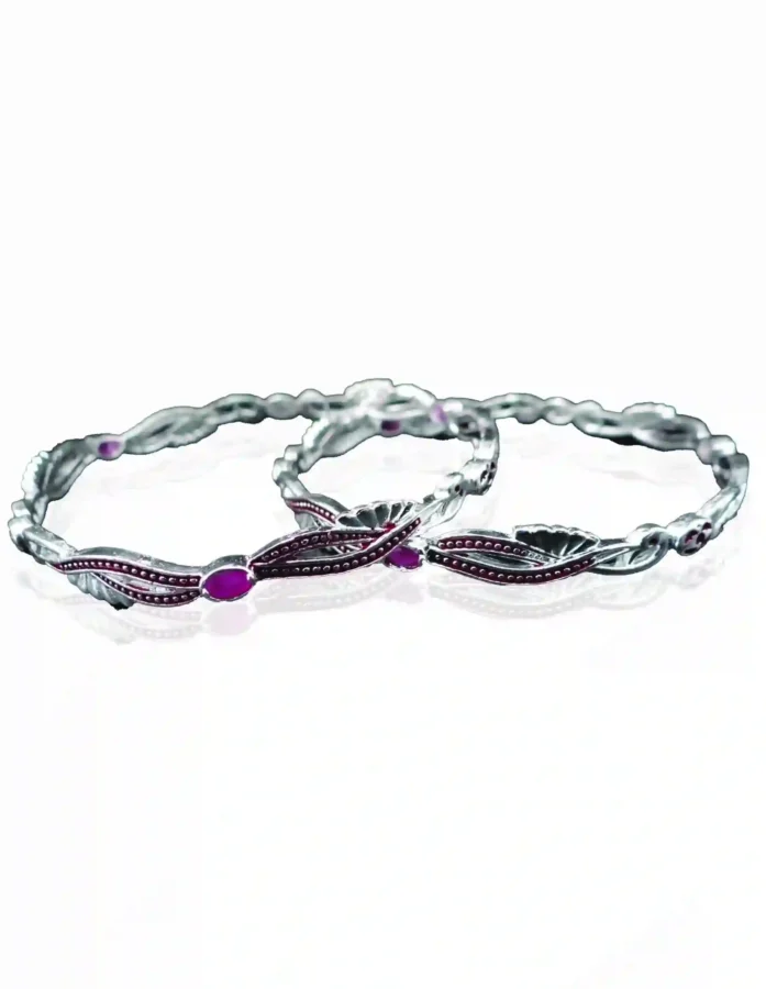 Buy Traditional Kashmiri Silver Bangles Online