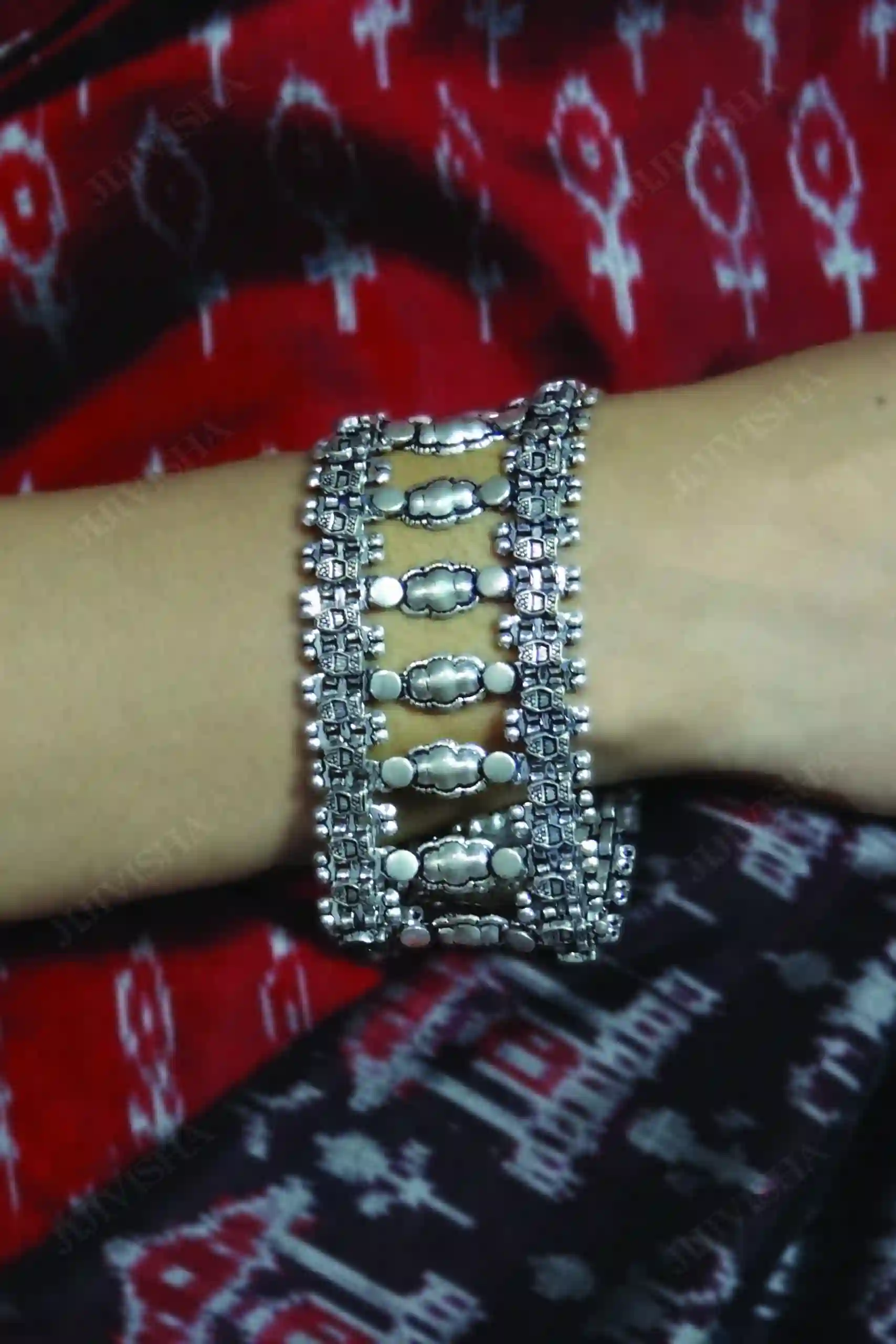 Buy Board German Silver Bracelet from Kashmir Online