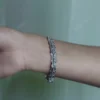 Buy German Silver Butterfly Shaped Bracelet from Kashmir Online