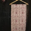 Buy Pink Floral Hand Block Printed Fabric Online