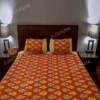 Buy Vibrant Ikkat Weave Cotton Bed Sheets Online