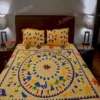 Buy Handcrafted Patchwork Bedcover with Pillow Shams Online