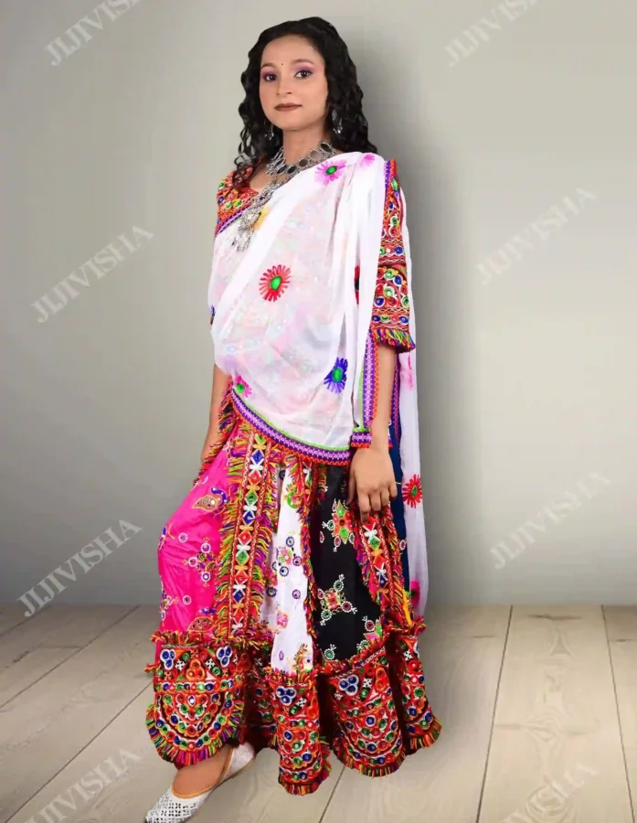 Buy Black & Yellow Lehenga Set Online