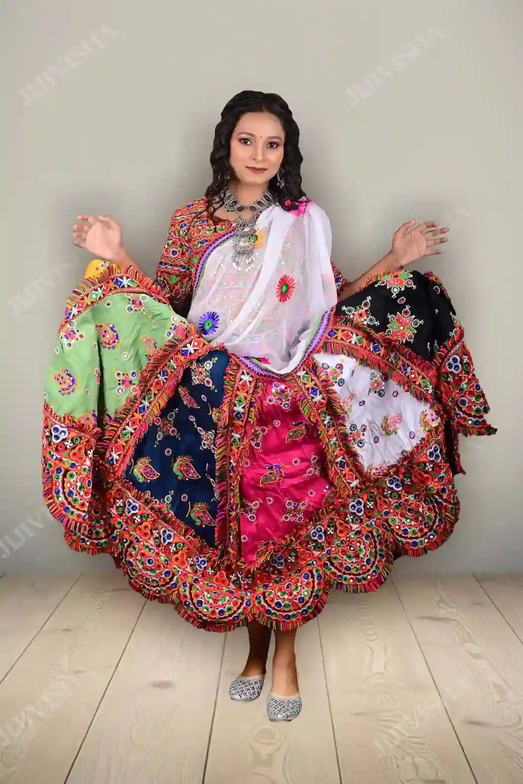 Buy Black & Yellow Lehenga Set Online