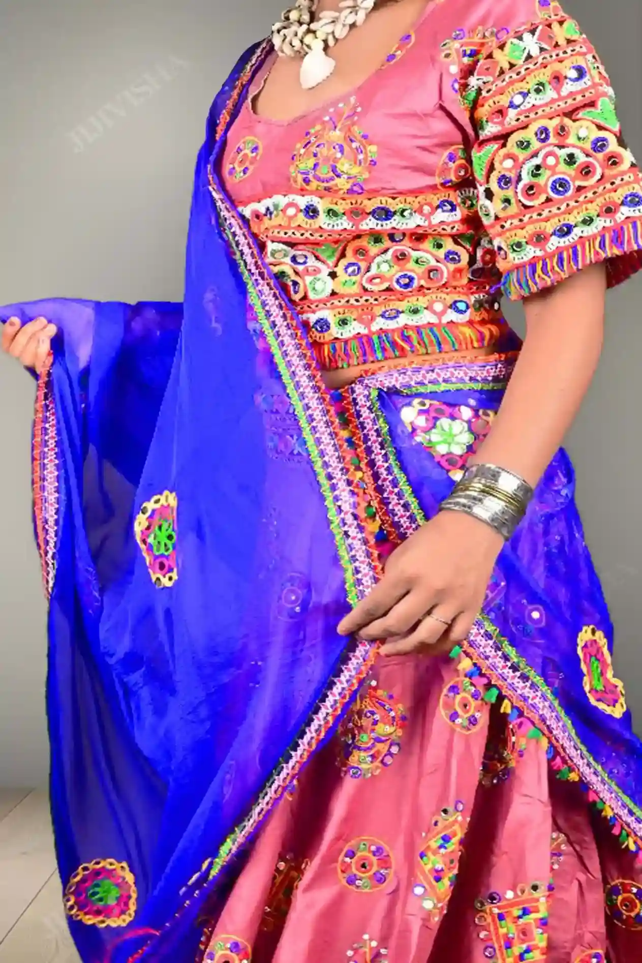 Buy Contemporary Kutch Embroidered Lehenga Set Online