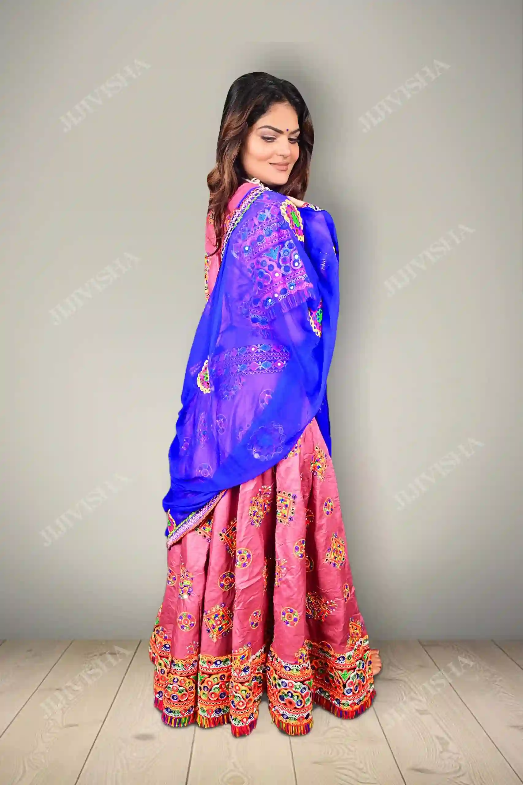 Buy Contemporary Kutch Embroidered Lehenga Set Online