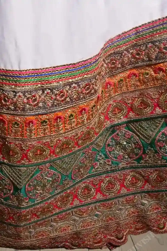 Buy Ivory and Pink Lehenga Set Online