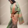 Buy Light Green Chanderi Cotton Silk Saree Online