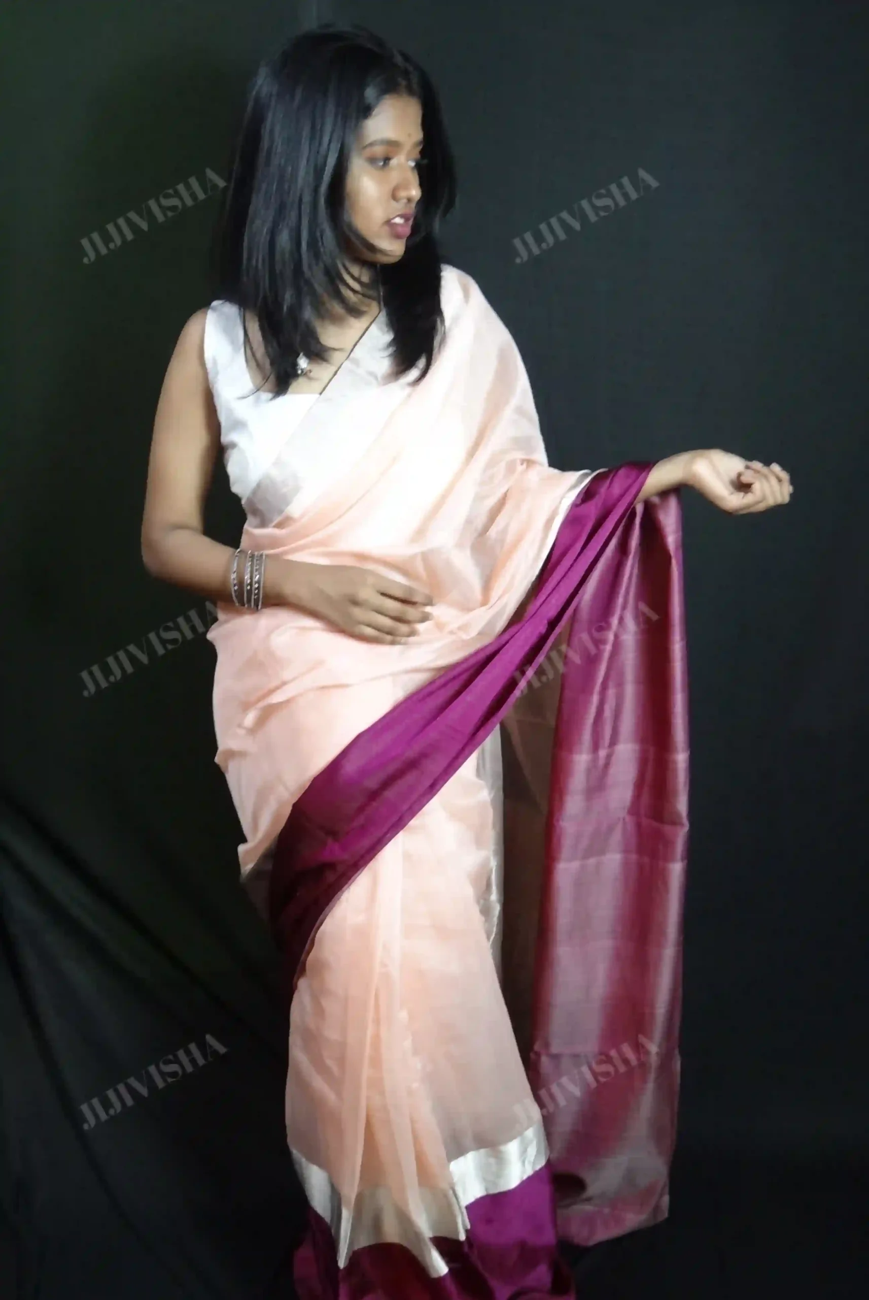 Buy Handcrafted Chanderi Silk Saree Online
