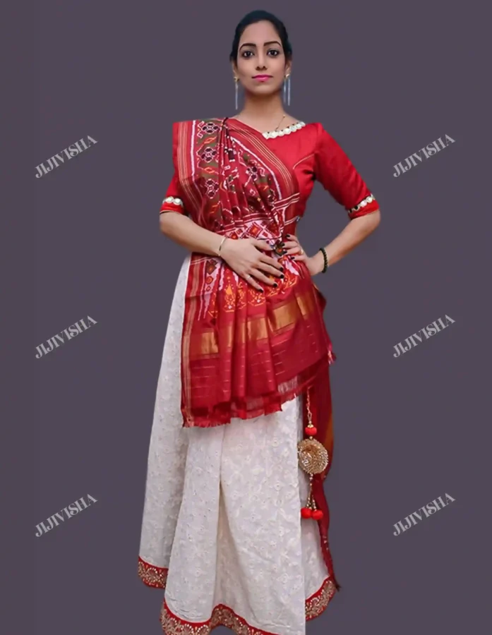 Buy Handwoven Patan Patola Silk Dupatta Online