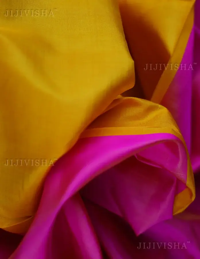 Buy Yellow-Pink Katan Silk Charm