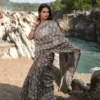 Buy Hand Block Printed Chanderi Silk Saree Online