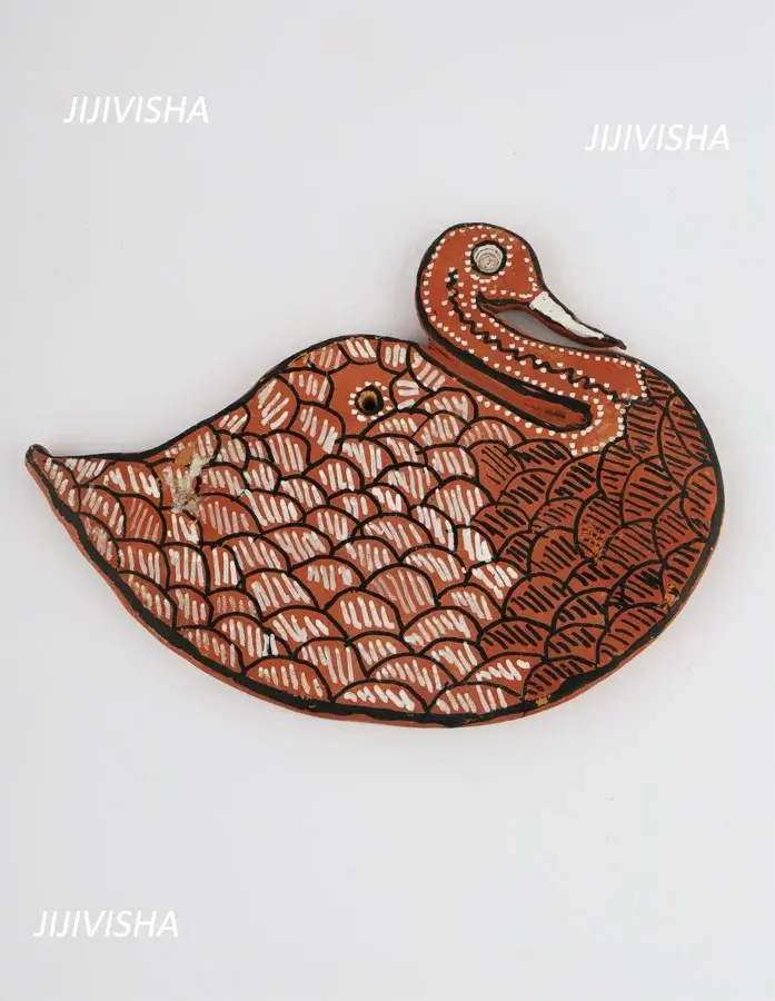 Buy QuackArt Hand-Painted Terracotta Duck Decor online