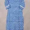 Buy Aakash Tarang Hand Block Print Cotton Kurta Online