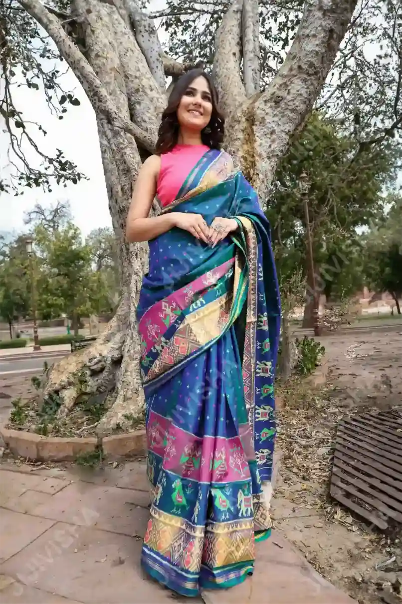 Buy Royal Rajkot Patola Silk Saree Online