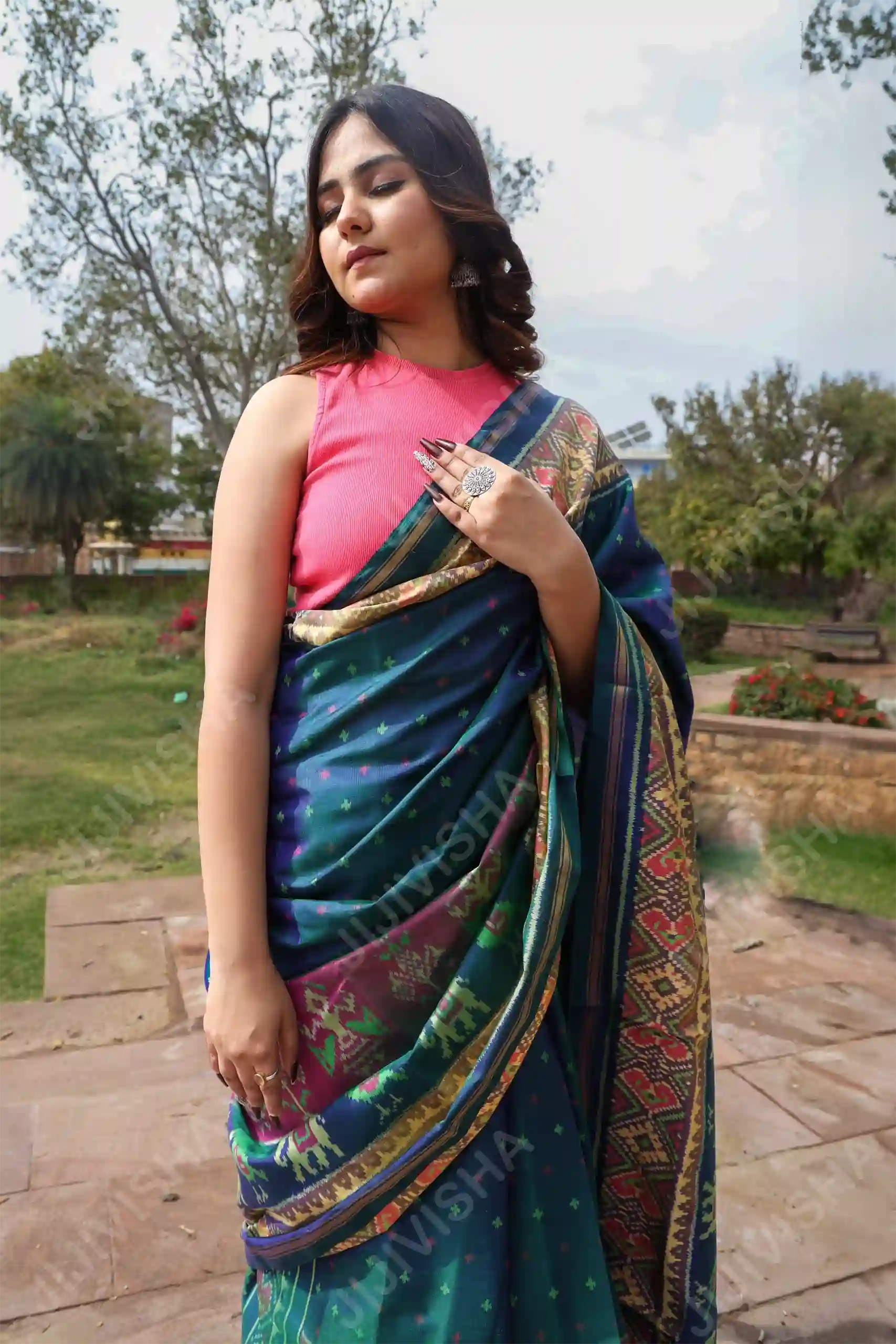 Buy Royal Rajkot Patola Silk Saree Online