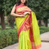Buy Panna Gulab Patola Resham Saree Online