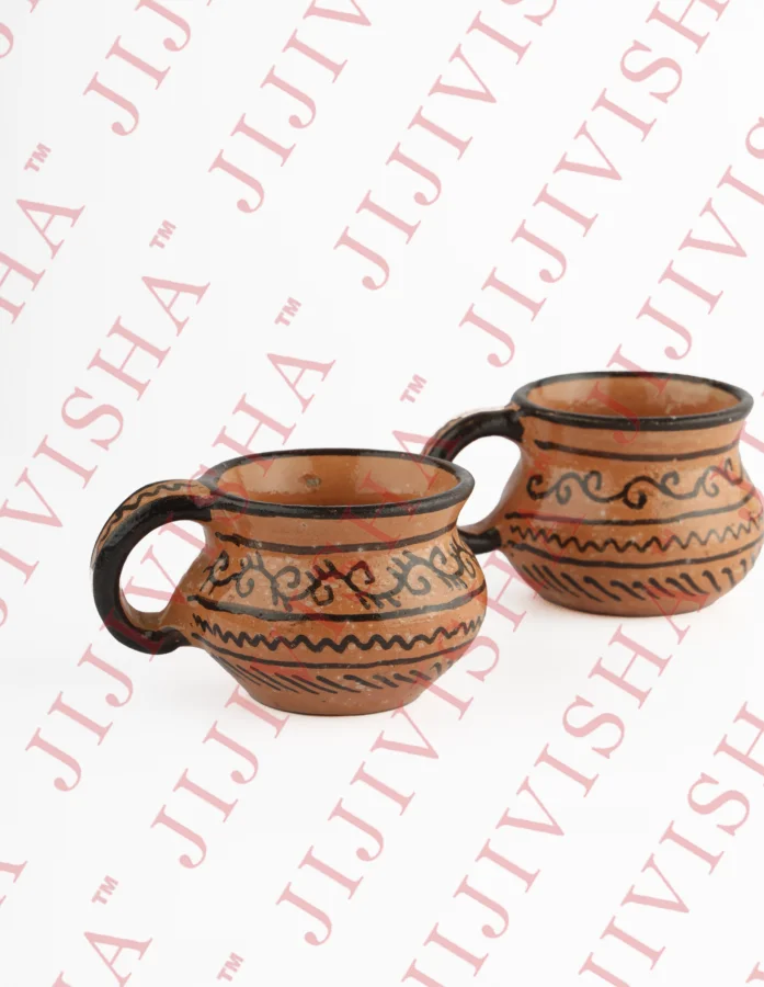 Kutch Terracotta Pottery Tea Cup Set